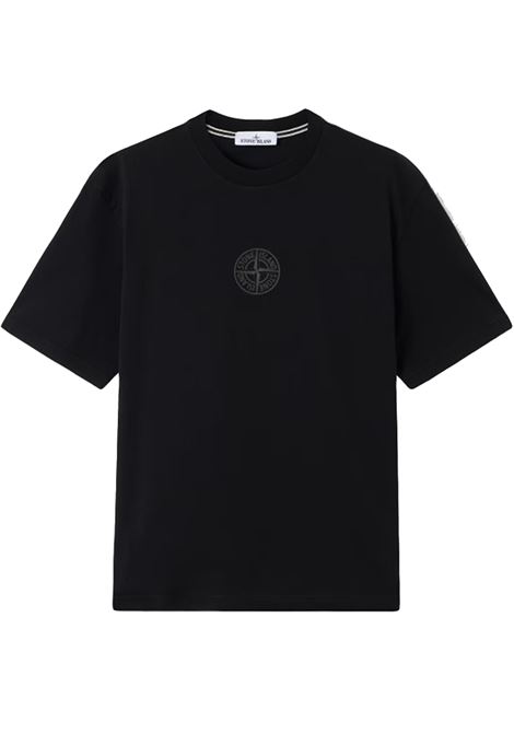 2100001 t-shirt man black STONE ISLAND | L1S15 2100001 SOE14V0029